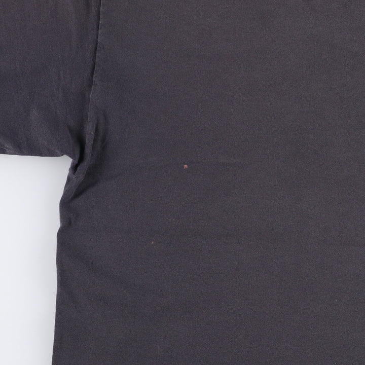 Fruit of the Loom System of a Down band T-shirt, men's size M cotton black type Vintage Second Hand