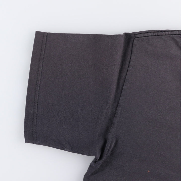 Fruit of the Loom System of a Down band T-shirt, men's size M cotton black type Vintage Second Hand