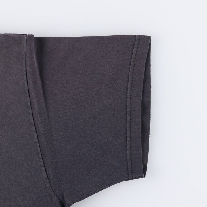 Fruit of the Loom System of a Down band T-shirt, men's size M cotton black type Vintage Second Hand