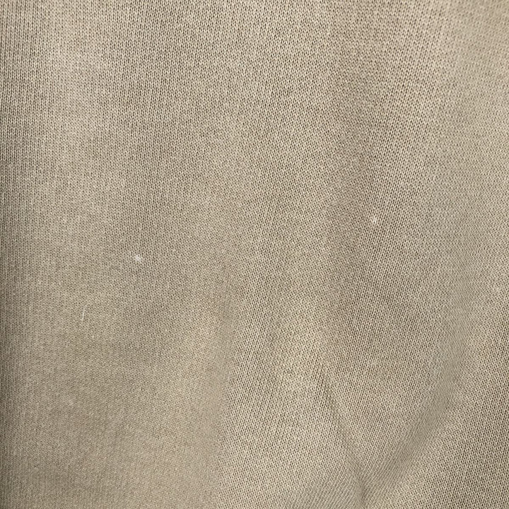 2000'S Reebok logo sweatshirt, men's size XL unclear Khaki type beige Vintage Second Hand