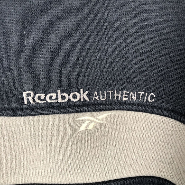 2000'S Reebok logo sweatshirt, men's size L cotton black type Vintage Second Hand