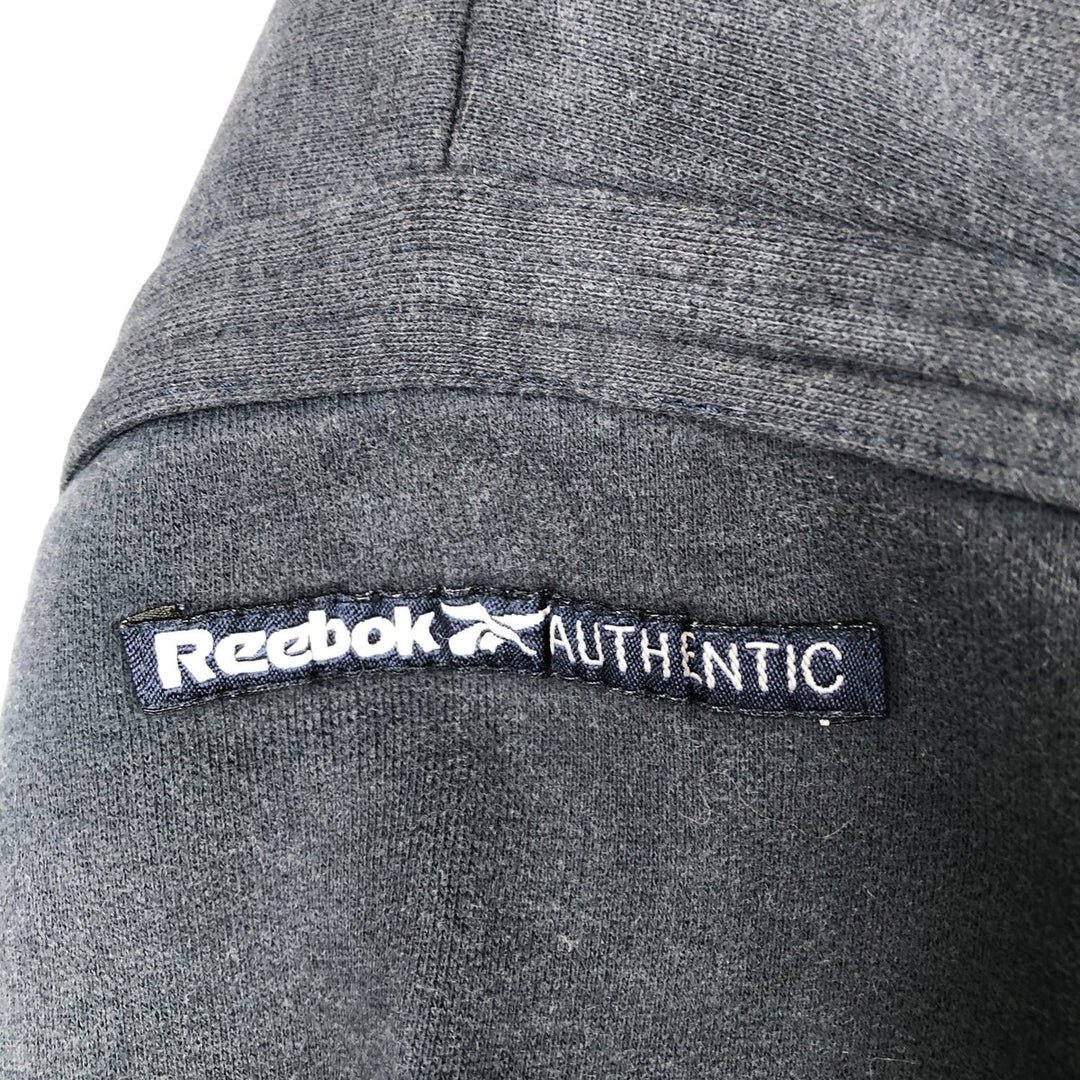 2000'S Reebok logo sweatshirt, men's size L cotton black type Vintage Second Hand