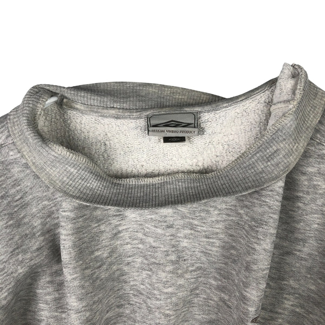 UMBRO One-Point Logo Sweatshirt, Men's XL polyester gray type Vintage Second Hand