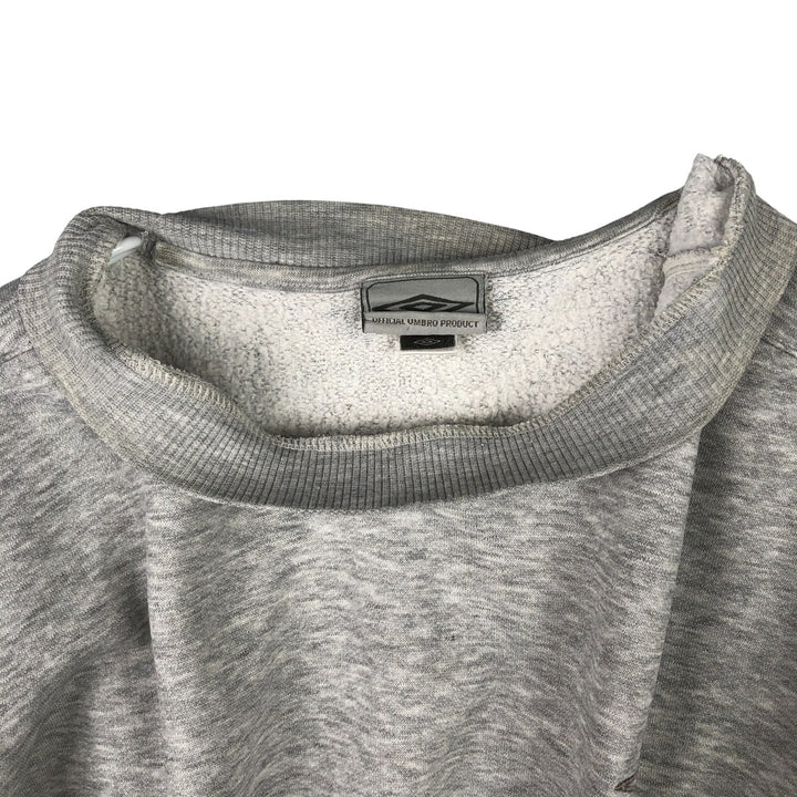 UMBRO One-Point Logo Sweatshirt, Men's XL polyester gray type Vintage Second Hand