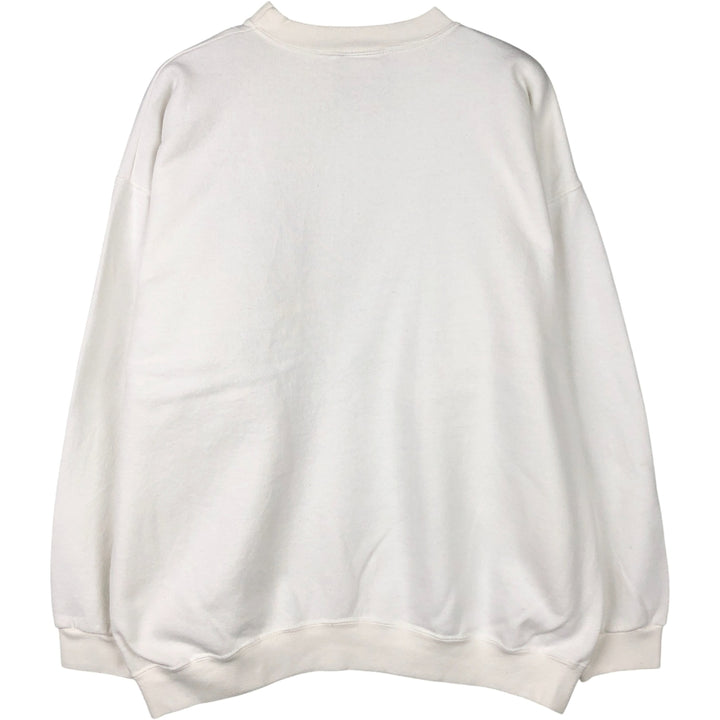 Vintage 90'S adidas Team logo sweatshirt, made in the USA, size L, men's cotton white type Vintage Second Hand