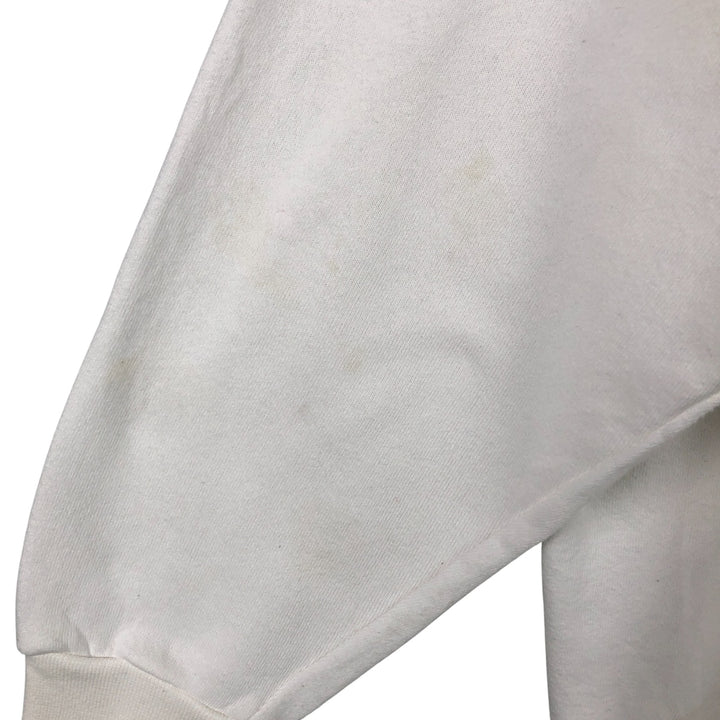 Vintage 90'S adidas Team logo sweatshirt, made in the USA, size L, men's cotton white type Vintage Second Hand