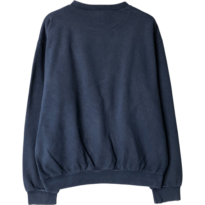 00'S Nike Logo Sweatshirt Trainer Men's M cotton navy blue type Vintage Second Hand