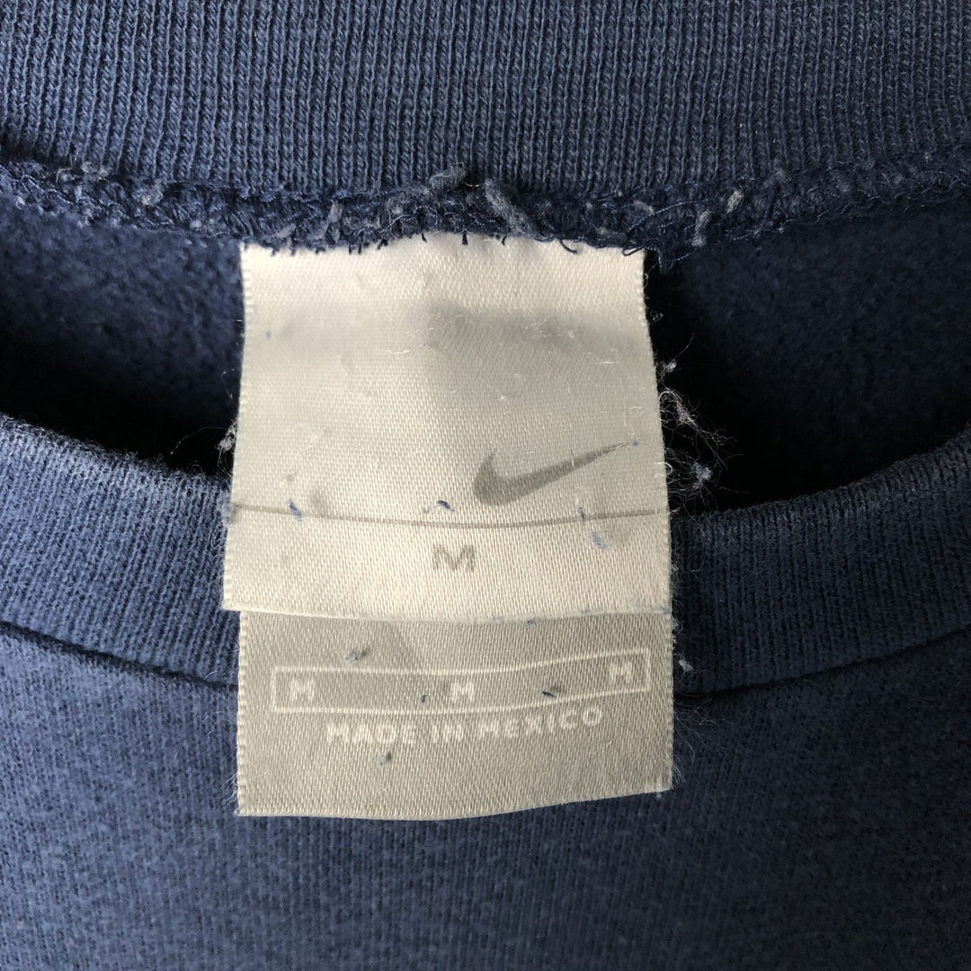 00'S Nike Logo Sweatshirt Trainer Men's M cotton navy blue type Vintage Second Hand
