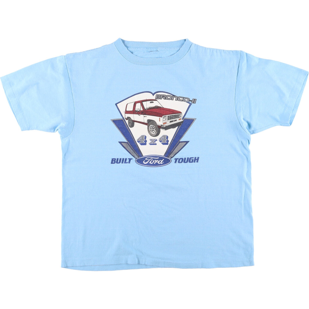 Ford Advertising T-shirt, Men's XL unclear Blue type light blue Vintage Second Hand