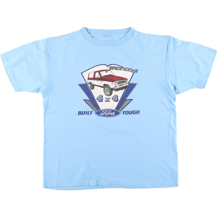 Ford Advertising T-shirt, Men's XL unclear Blue type light blue Vintage Second Hand
