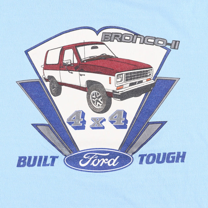 Ford Advertising T-shirt, Men's XL unclear Blue type light blue Vintage Second Hand