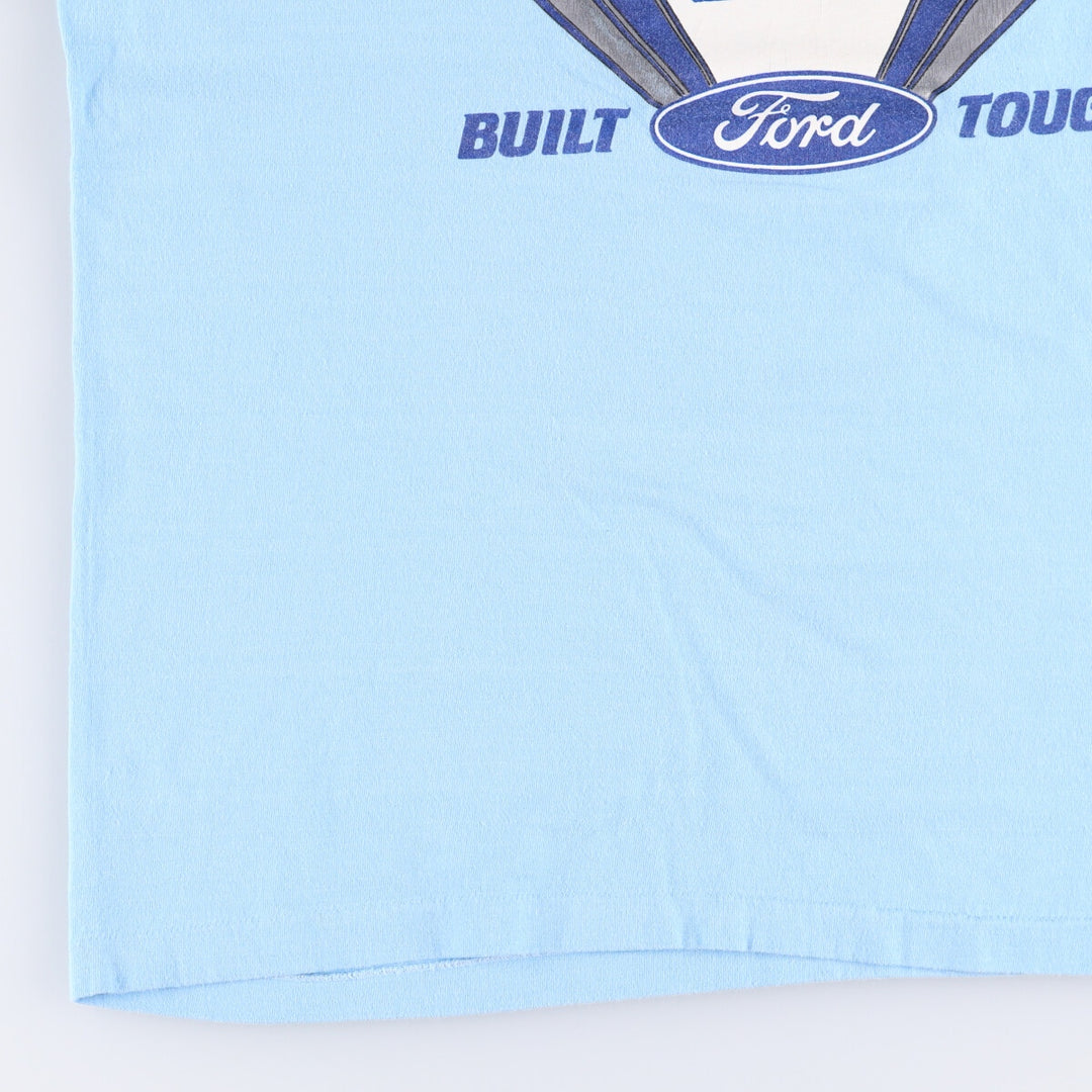 Ford Advertising T-shirt, Men's XL unclear Blue type light blue Vintage Second Hand