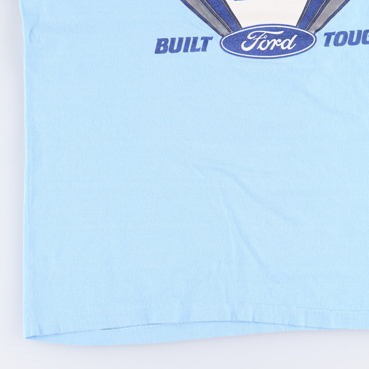 Ford Advertising T-shirt, Men's XL unclear Blue type light blue Vintage Second Hand
