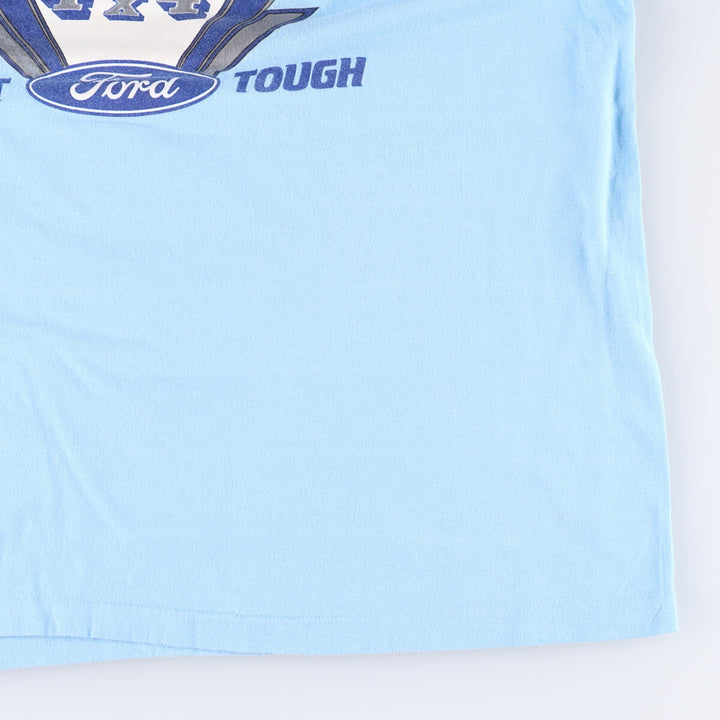 Ford Advertising T-shirt, Men's XL unclear Blue type light blue Vintage Second Hand