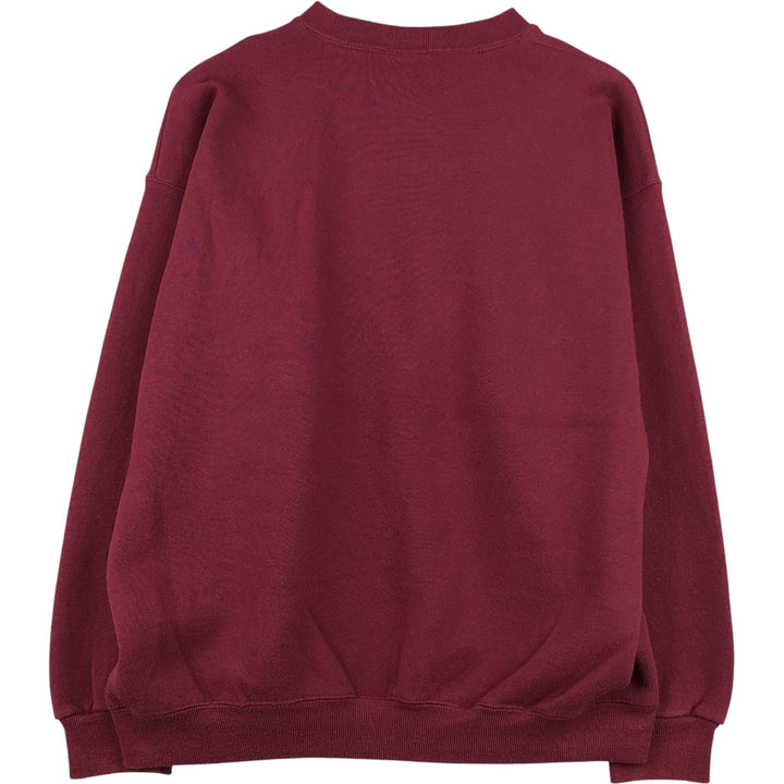 Vintage 90'S Lee college sweatshirt, made in the USA, men's size XL cotton wine-red Vintage Second Hand