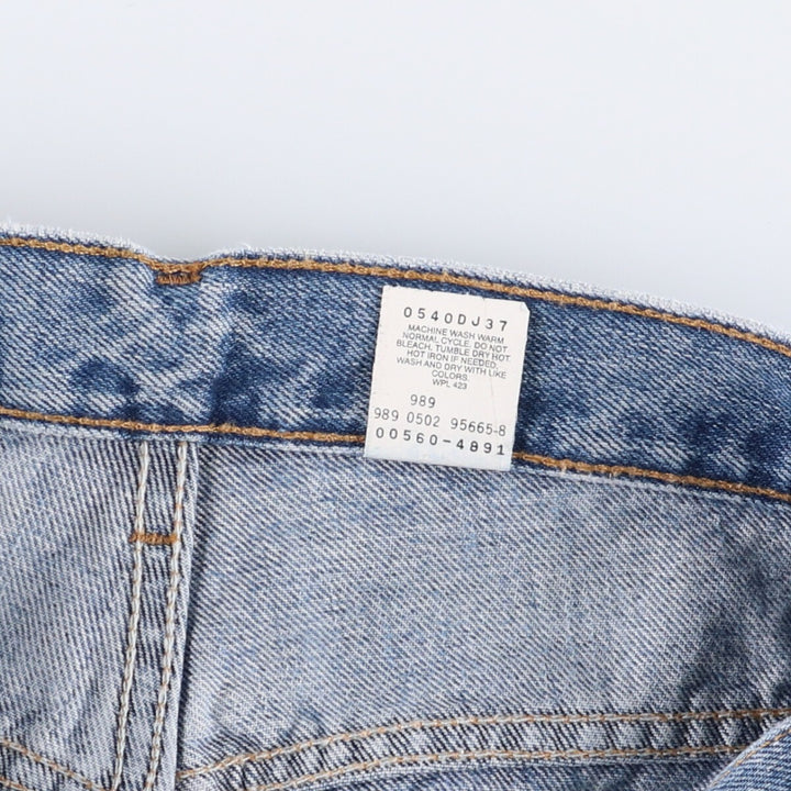 2000'S Levi's 560 Loose Fit Tapered Leg Denim Pants, Men's Size W32 cotton blue type Vintage Second Hand