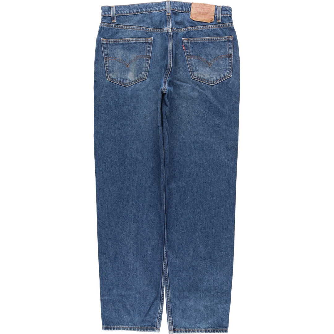 90'S Levi's 00550-4886 Relaxed Fit Tapered Denim Pants, Men's, Size 35 (Vintage) cotton blue type Vintage Second Hand