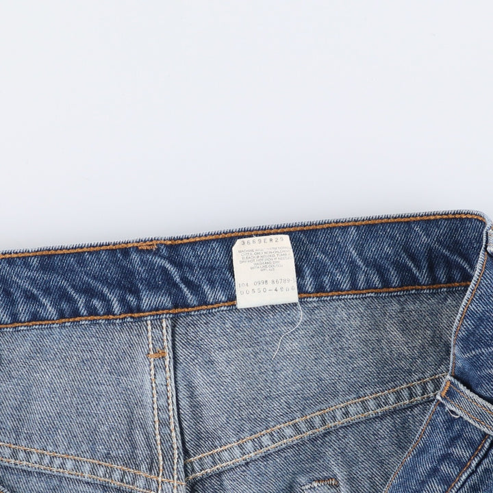 90'S Levi's 00550-4886 Relaxed Fit Tapered Denim Pants, Men's, Size 35 (Vintage) cotton blue type Vintage Second Hand
