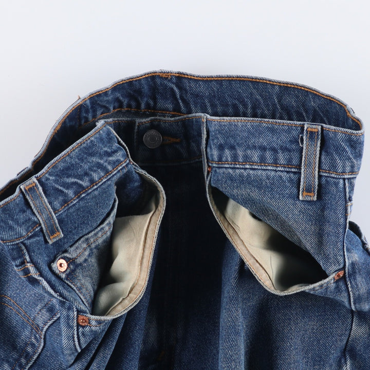 90'S Levi's 00550-4886 Relaxed Fit Tapered Denim Pants, Men's, Size 35 (Vintage) cotton blue type Vintage Second Hand