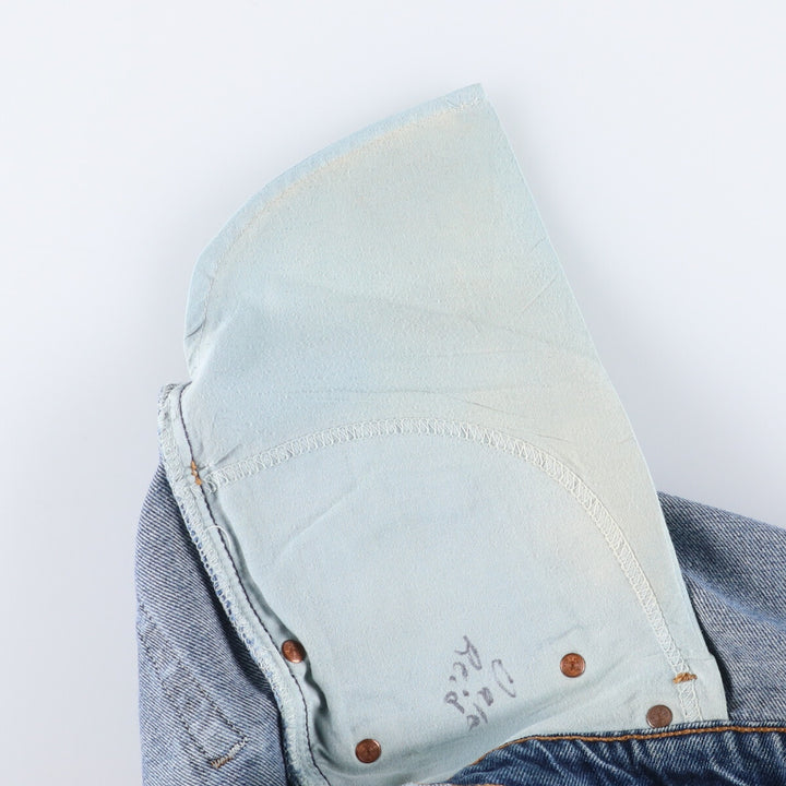 90'S Levi's 00550-4886 Relaxed Fit Tapered Denim Pants, Men's, Size 35 (Vintage) cotton blue type Vintage Second Hand