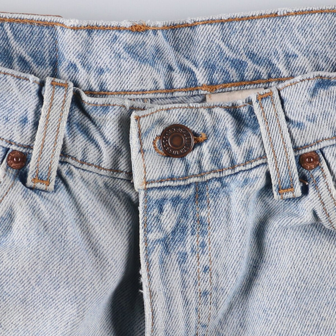 90'S Levi's 550 Relaxed Fit Tapered Denim Pants with Orange Tab, Men's Size 33 (Vintage) cotton Blue type light blue Vintage Second Hand