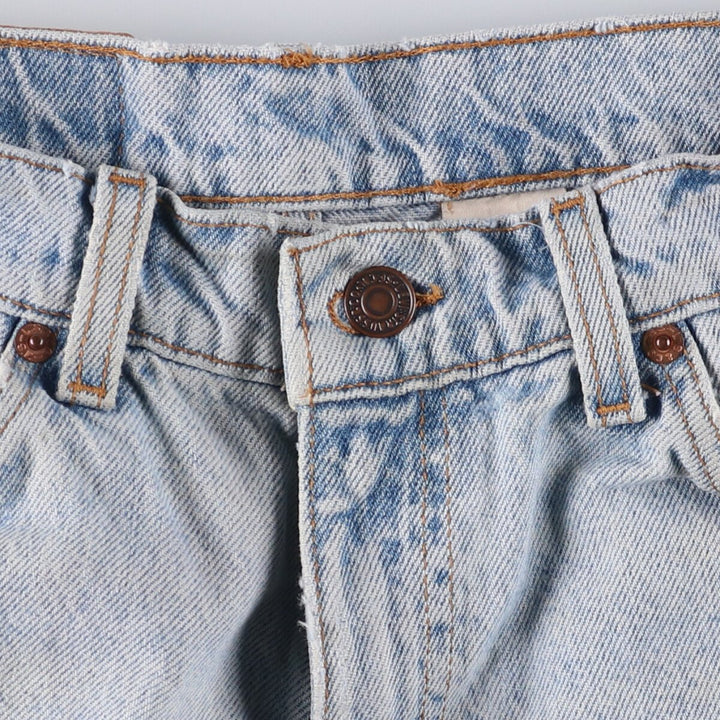 90'S Levi's 550 Relaxed Fit Tapered Denim Pants with Orange Tab, Men's Size 33 (Vintage) cotton Blue type light blue Vintage Second Hand