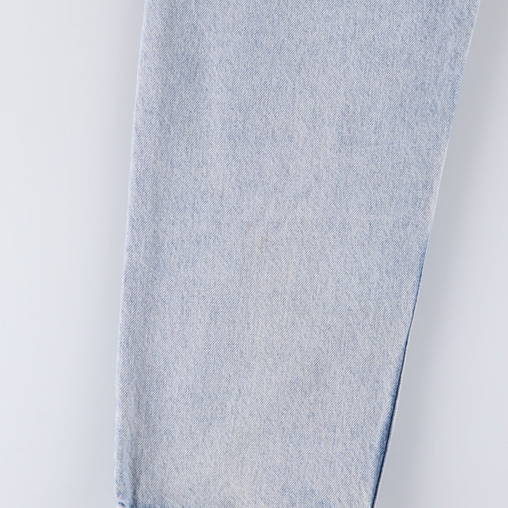 90'S Levi's 550 Relaxed Fit Tapered Denim Pants with Orange Tab, Men's Size 33 (Vintage) cotton Blue type light blue Vintage Second Hand