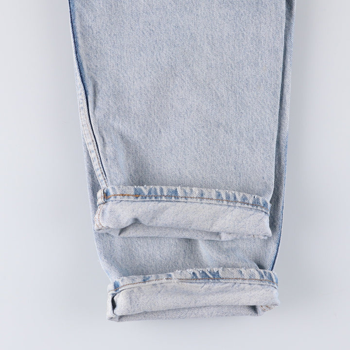 90'S Levi's 550 Relaxed Fit Tapered Denim Pants with Orange Tab, Men's Size 33 (Vintage) cotton Blue type light blue Vintage Second Hand