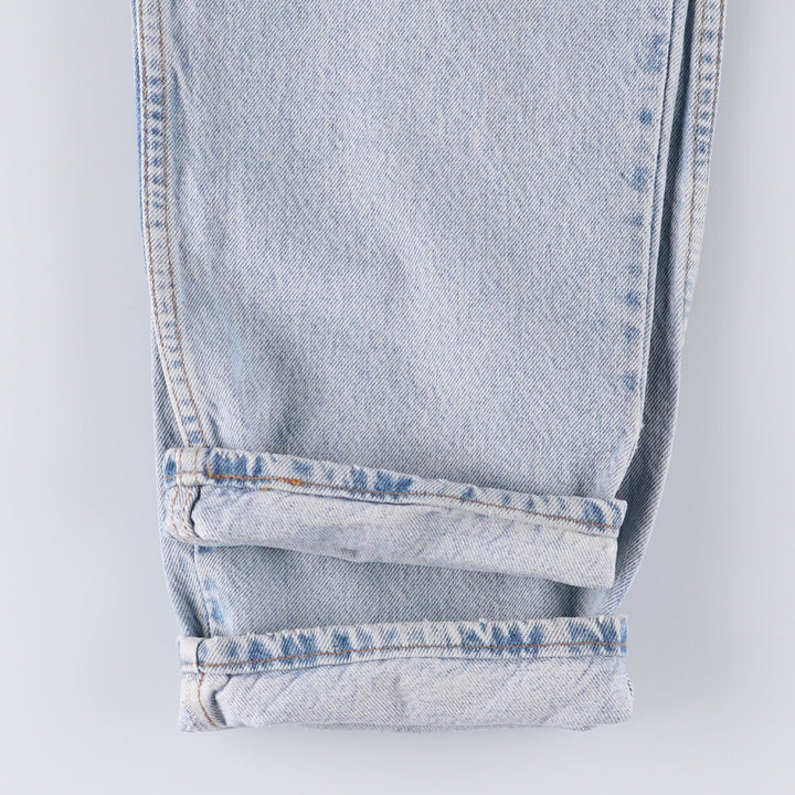 90'S Levi's 550 Relaxed Fit Tapered Denim Pants with Orange Tab, Men's Size 33 (Vintage) cotton Blue type light blue Vintage Second Hand