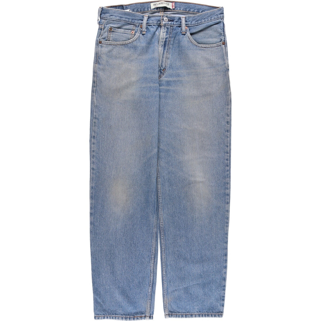 Levi's 550 Relaxed Fit Tapered Denim Pants for Men, W35 cotton blue type Vintage Second Hand
