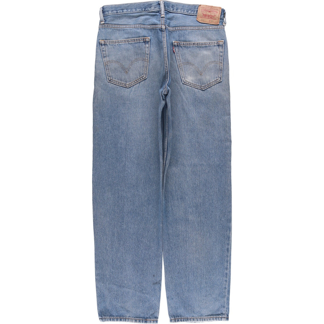 Levi's 550 Relaxed Fit Tapered Denim Pants for Men, W35 cotton blue type Vintage Second Hand