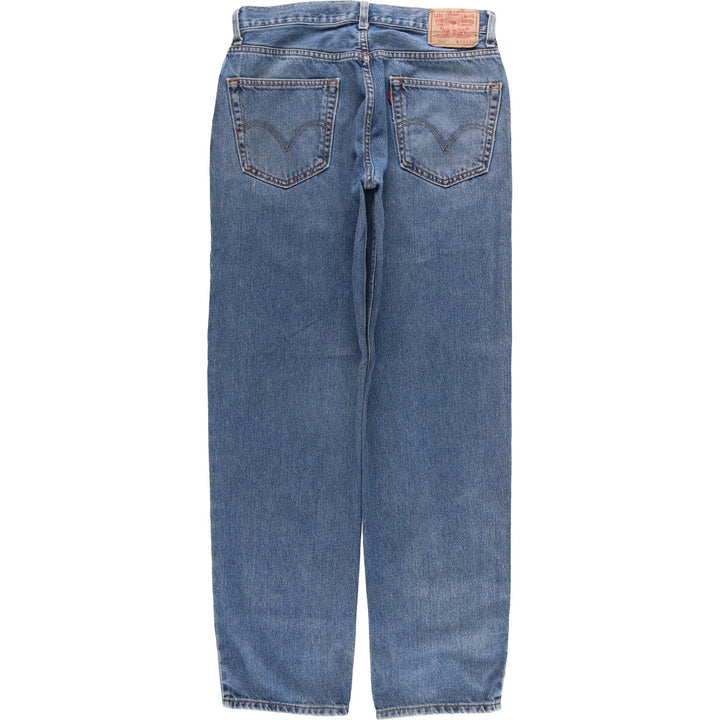 Levi's 550 Relaxed Fit Tapered Denim Pants for Men, W32 equivalent cotton blue type Vintage Second Hand
