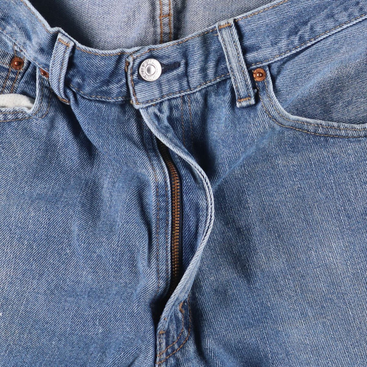 Levi's 550 Relaxed Fit Tapered Denim Pants for Men, W34 equivalent cotton blue type Vintage Second Hand