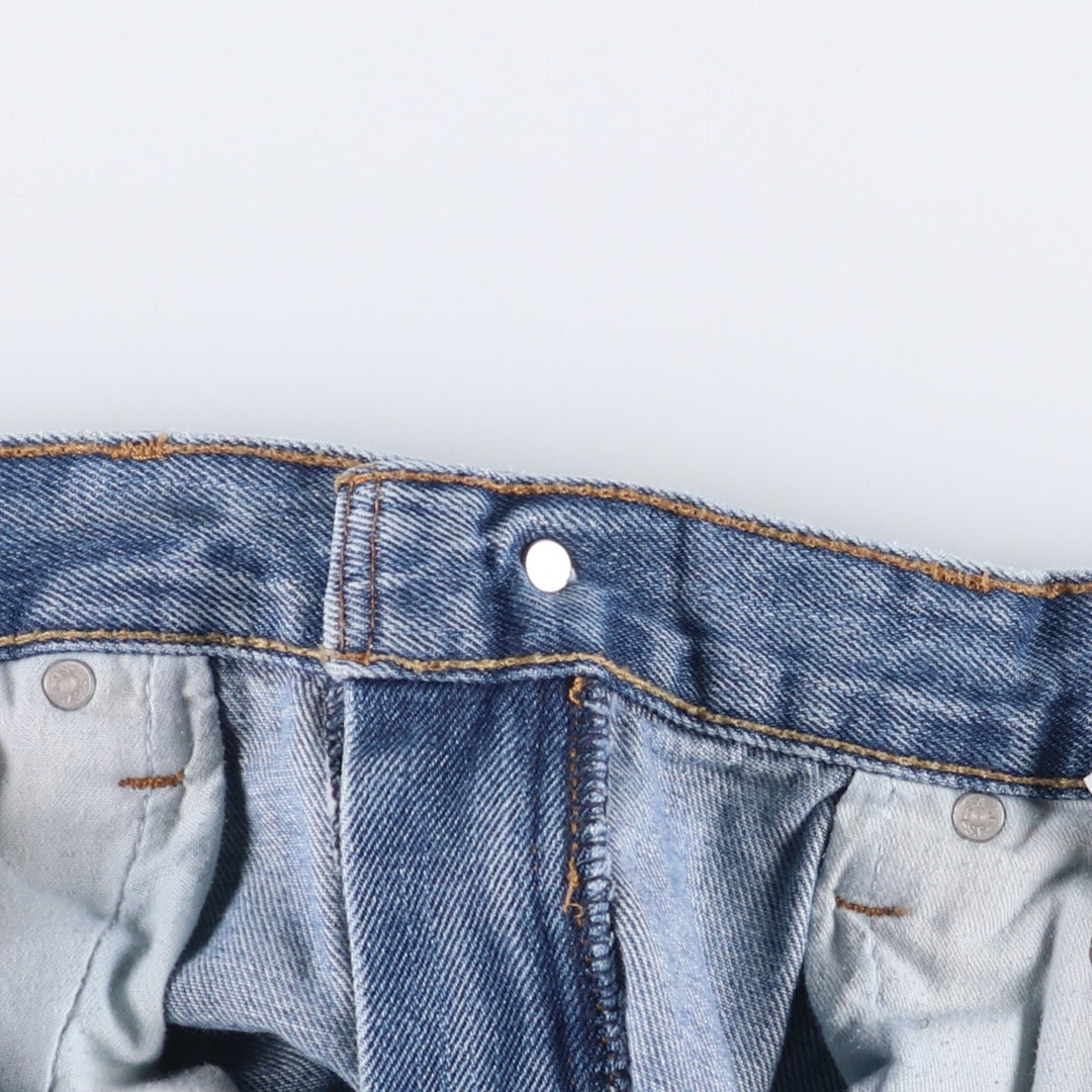 Levi's 550 Relaxed Fit Tapered Denim Pants for Men, W34 equivalent cotton blue type Vintage Second Hand