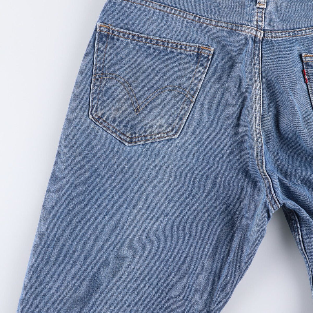 Levi's 550 Relaxed Fit Tapered Denim Pants for Men, W34 equivalent cotton blue type Vintage Second Hand
