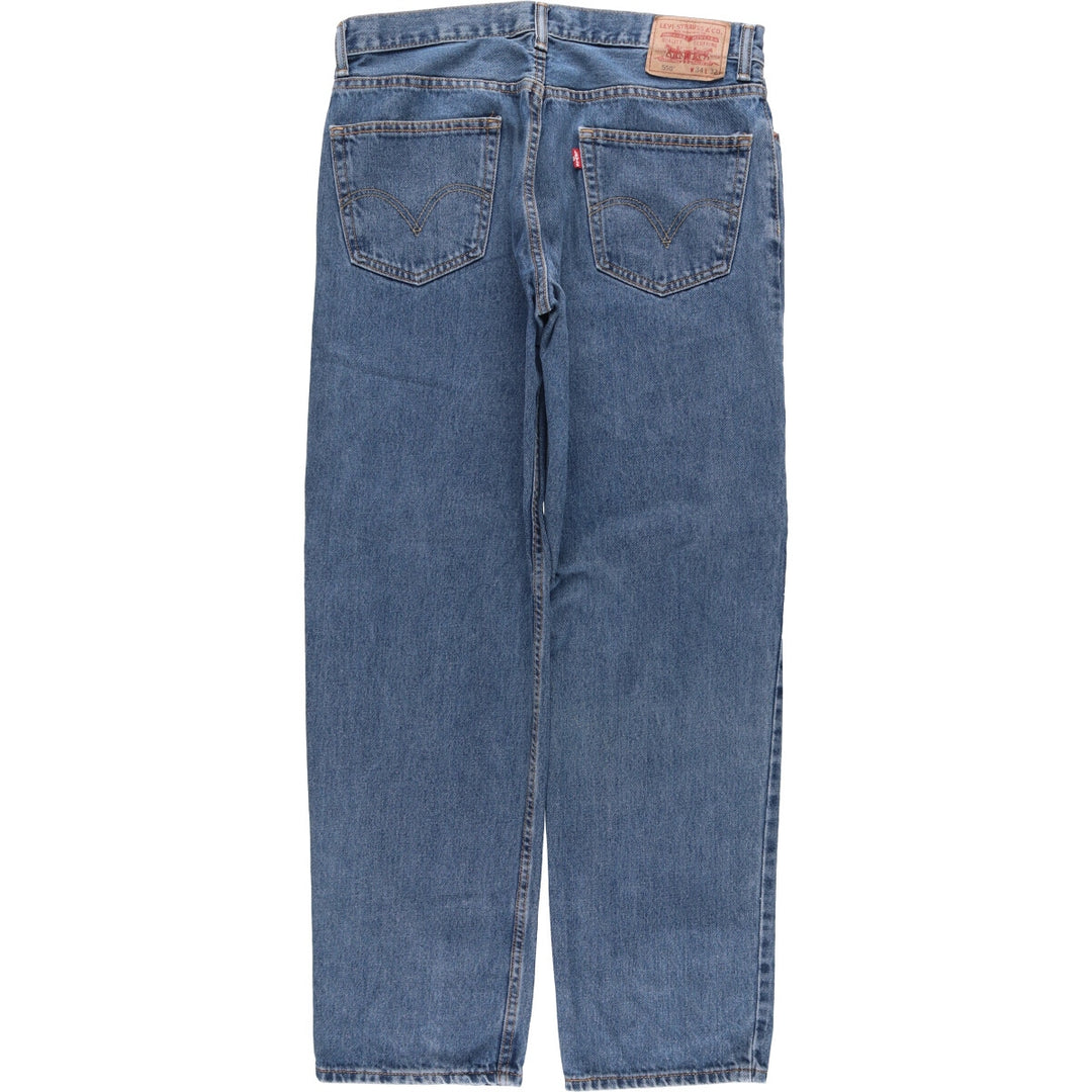 Levi's 550 Relaxed Fit Tapered Denim Pants for Men, W33 cotton blue type Vintage Second Hand