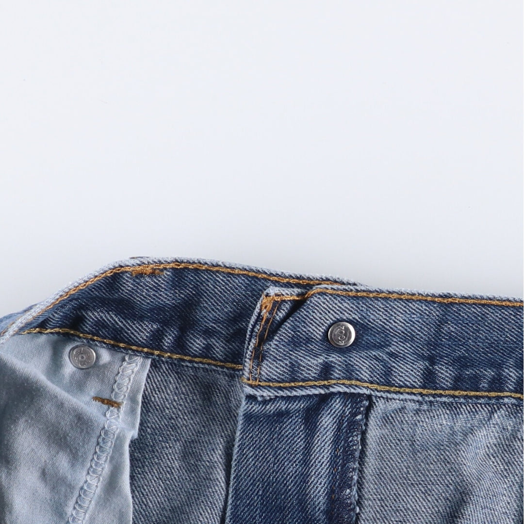 Levi's 550 Relaxed Fit Tapered Denim Pants for Men, W33 cotton blue type Vintage Second Hand