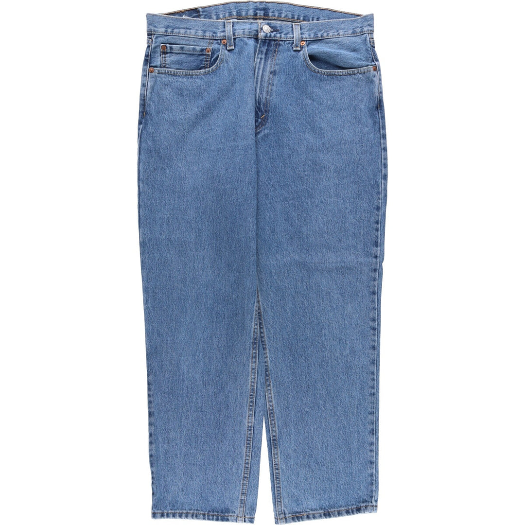 Levi's 550 tapered denim pants for men, size w36 cotton blue type Vintage Second Hand