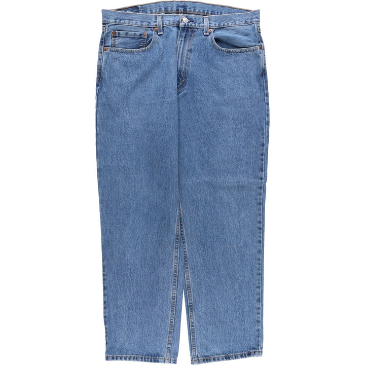 Levi's 550 tapered denim pants for men, size w36 cotton blue type Vintage Second Hand