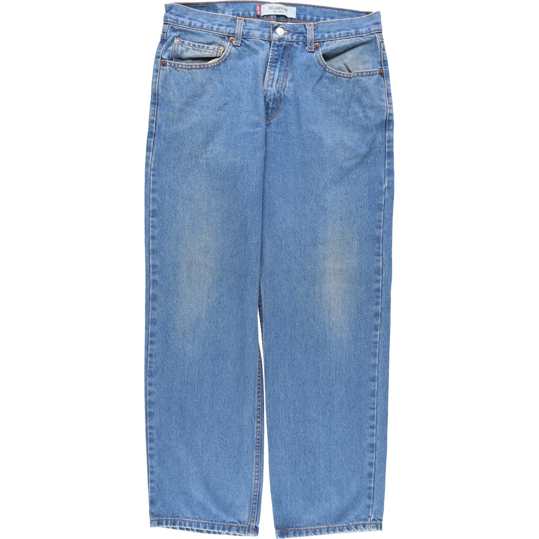 Levi's 550 Relaxed Fit Tapered Denim Pants for Men, W33 cotton blue type Vintage Second Hand