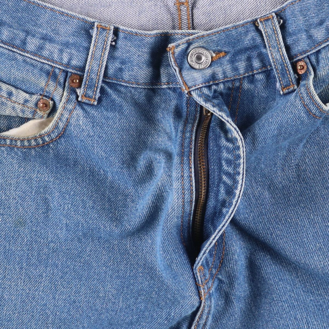 Levi's 550 Relaxed Fit Tapered Denim Pants for Men, W33 cotton blue type Vintage Second Hand