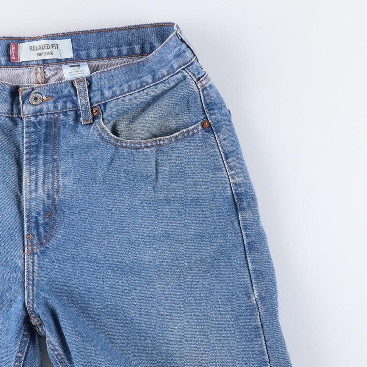 Levi's 550 Relaxed Fit Tapered Denim Pants for Men, W33 cotton blue type Vintage Second Hand