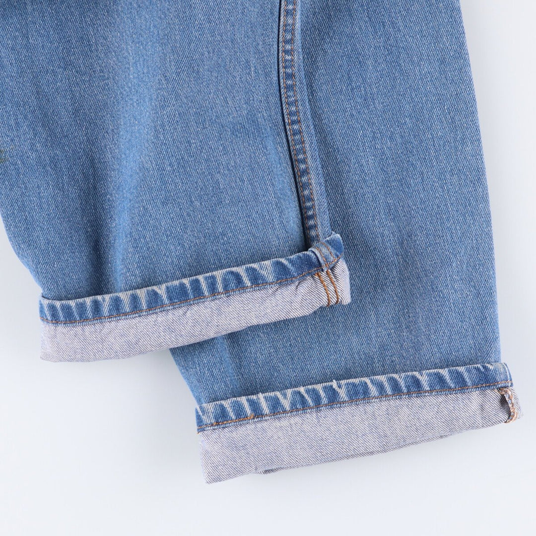 Levi's 550 Relaxed Fit Tapered Denim Pants for Men, W33 cotton blue type Vintage Second Hand