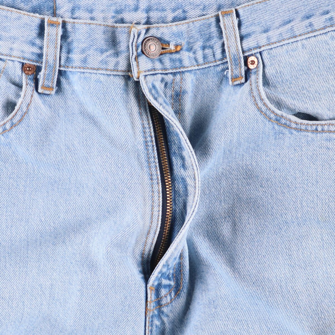 90'S Levi's 505 REGULAR FIT STRAIGHT LEG tapered denim pants made in USA men's w34 equivalent vintage cotton blue type Vintage Second Hand