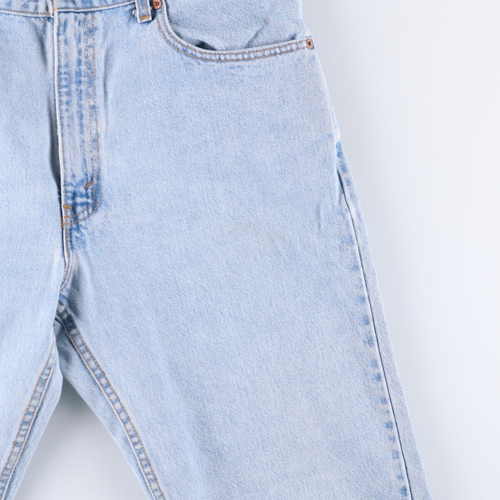 90'S Levi's 505 REGULAR FIT STRAIGHT LEG tapered denim pants made in USA men's w34 equivalent vintage cotton blue type Vintage Second Hand