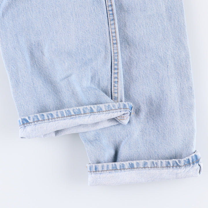 90'S Levi's 505 REGULAR FIT STRAIGHT LEG tapered denim pants made in USA men's w34 equivalent vintage cotton blue type Vintage Second Hand