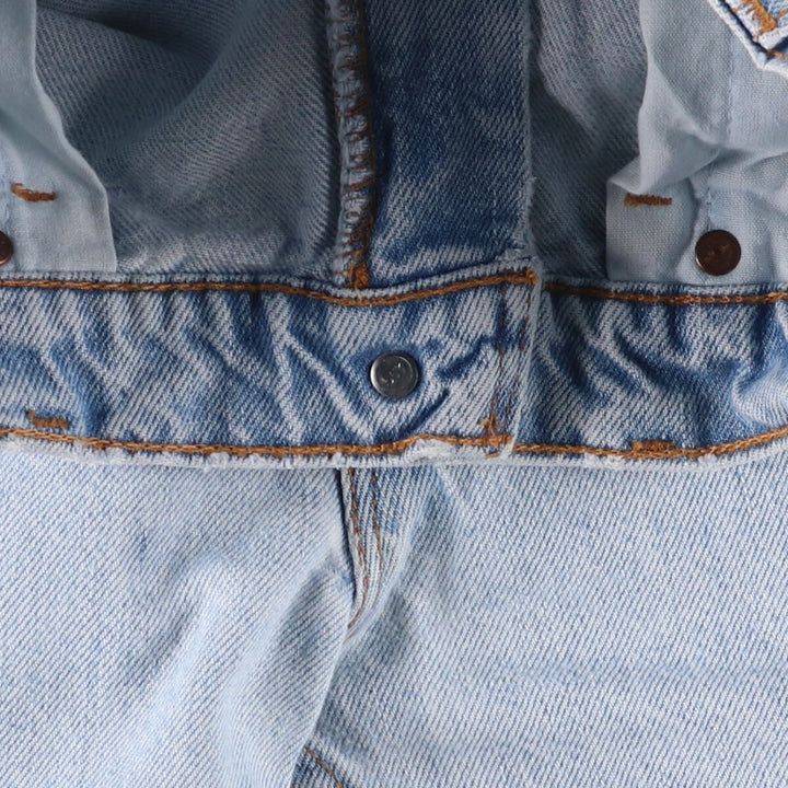 90'S Levi's 505 REGULAR FIT STRAIGHT LEG tapered denim pants made in USA men's w34 equivalent vintage unclear blue type Vintage Second Hand