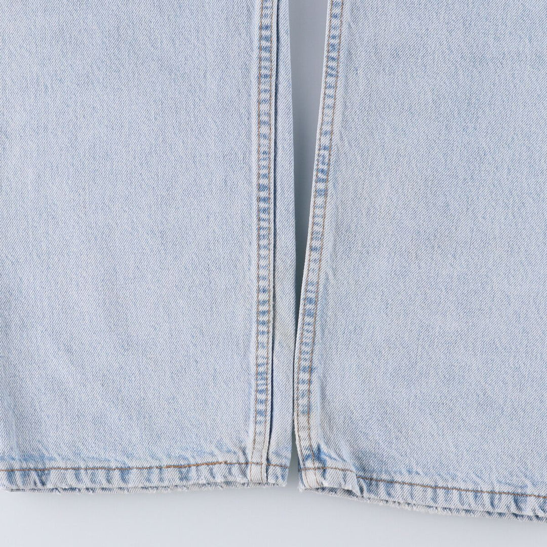 90'S Levi's 505 REGULAR FIT STRAIGHT LEG tapered denim pants made in USA men's w34 equivalent vintage unclear blue type Vintage Second Hand