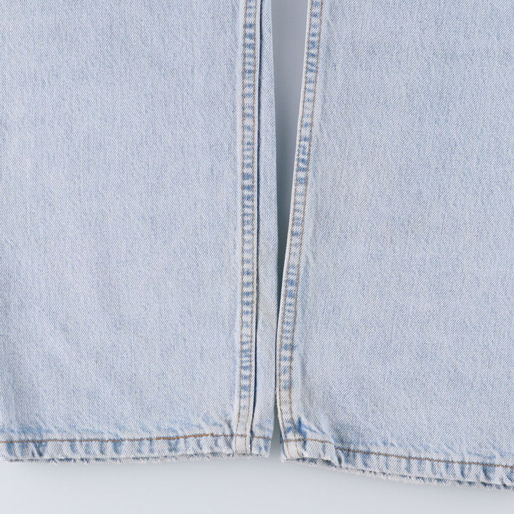 90'S Levi's 505 REGULAR FIT STRAIGHT LEG tapered denim pants made in USA men's w34 equivalent vintage unclear blue type Vintage Second Hand