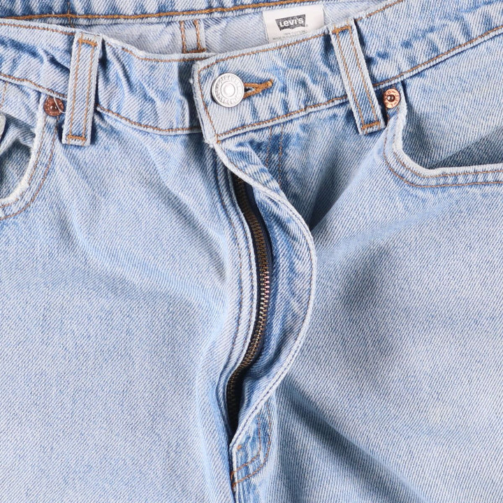 90'S Levi's 505 REGULAR FIT STRAIGHT LEG tapered denim pants for men, size W34, vintage cotton blue type Vintage Second Hand